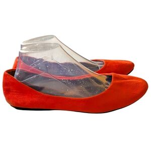 Ollio Orange Women's Ballet Flats 9 Casual Comfort Business Classic